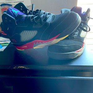 Nike Jordan 5 Retro Top 3 Black 2020 Size 9.5